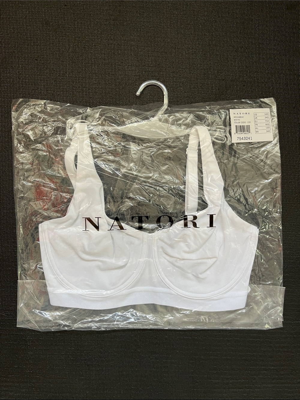 Natori White Underwire Full Coverage Bra